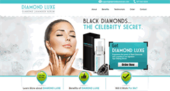 Desktop Screenshot of diamondluxeserum.com